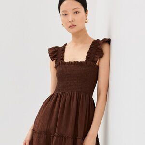 Hill House Home Ellie Dress in Chocolate Brown